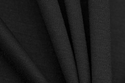 Трикотаж "Grange" BLACK 1# (2,38м/кг), 280 гр/м2, шир.150 см, цвет чёрно-серый - купить в Нижневартовске. Цена 861.22 руб.