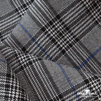 Ткань костюмная "Клер" 80% P, 16% R, 4% S, 200 г/м2, шир.150 см,#3 цв-серый/синий - купить в Нижневартовске. Цена 412.02 руб.