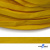 Шнур плетеный (плоский) d-12 мм, (уп.90+/-1м), 100% полиэстер, цв.269 - жёлтый - купить в Нижневартовске. Цена: 8.62 руб.