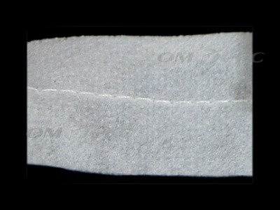 WS7225-прокладочная лента усиленная швом для подгиба 30мм-белая (50м) - купить в Нижневартовске. Цена: 16.71 руб.