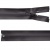 Молния водонепроницаемая PVC Т-7, 60 см, разъемная, цвет (301) т.серый - купить в Нижневартовске. Цена: 49.39 руб.
