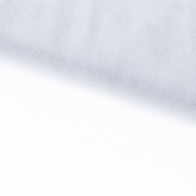 Трикотажное полотно Тюль Кристалл, 100% полиэфир, 16-01/белый, 15гр/м2, шир.160см. - купить в Нижневартовске. Цена 129.70 руб.