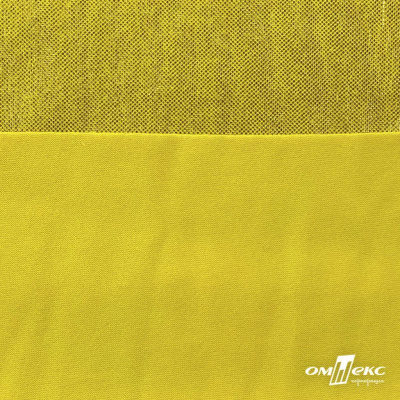 Трикотажное полотно голограмма, шир.140 см, #602 -жёлтый/жёлтый - купить в Нижневартовске. Цена 385.88 руб.