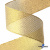 Лента металлизированная "ОмТекс", 50 мм/уп.22,8+/-0,5м, цв.- золото - купить в Нижневартовске. Цена: 151.24 руб.