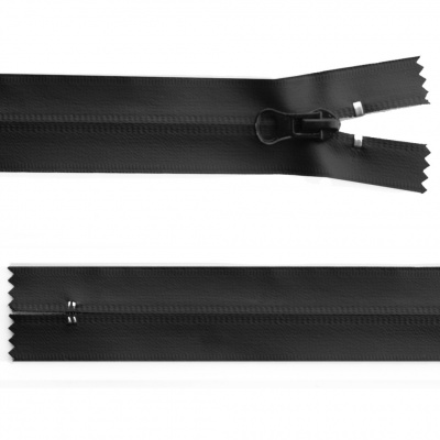 Молния водонепроницаемая PVC Т-7, 18 см, неразъемная, цвет чёрный - купить в Нижневартовске. Цена: 21.41 руб.