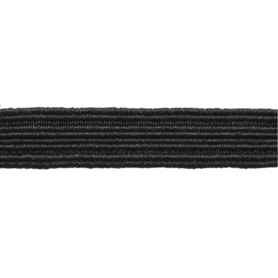 Резинка продежка С-52, шир. 7 мм (в нам. 100 м), чёрная  - купить в Нижневартовске. Цена: 637.57 руб.