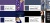 Костюмная ткань "Элис" 18-3921, 200 гр/м2, шир.150см, цвет голубика - купить в Нижневартовске. Цена 306.20 руб.