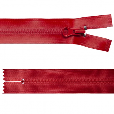 Молния водонепроницаемая PVC Т-7, 20 см, неразъемная, цвет (820)-красный - купить в Нижневартовске. Цена: 21.78 руб.