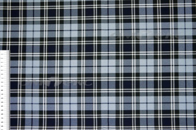 Ткань костюмная клетка Т7274 2004, 220 гр/м2, шир.150см, цвет т.синий/гол/бел - купить в Нижневартовске. Цена 