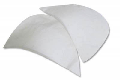 Плечевые накладки И-8 НЦ, составные, цвет белый - купить в Нижневартовске. Цена: 47.27 руб.