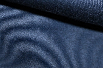 Ткань костюмная 8874/3, цвет темно-синий, 100% полиэфир - купить в Нижневартовске. Цена 433.60 руб.