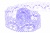 Тесьма кружевная 0621-2063, шир. 40 мм/уп. 20+/-1 м, цвет 107-фиолет - купить в Нижневартовске. Цена: 933.93 руб.