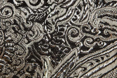 Ткань костюмная жаккард №11, 140 гр/м2, шир.150см, цвет тем.серебро - купить в Нижневартовске. Цена 383.29 руб.