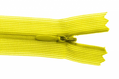 Молния потайная Т3 131, 20 см, капрон, цвет жёлтый - купить в Нижневартовске. Цена: 5.12 руб.