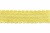 Тесьма кружевная 0621-1212А, шир. 45 мм/уп. 20+/-1 м, цвет 017-жёлтый - купить в Нижневартовске. Цена: 1 033.32 руб.