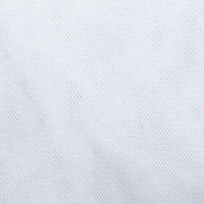 Трикотажное полотно Тюль Кристалл, 100% полиэфир, 16-01/белый, 15гр/м2, шир.160см. - купить в Нижневартовске. Цена 129.70 руб.