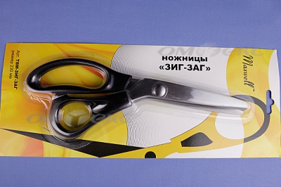 Ножницы ЗИГ-ЗАГ "MAXWELL" 230 мм - купить в Нижневартовске. Цена: 1 041.25 руб.