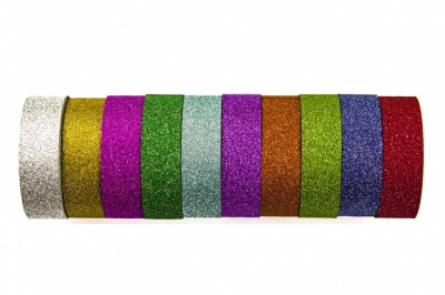 Тейп лента для оформления и флористики (уп.5+/-0,2 м)-цветная - купить в Нижневартовске. Цена: 9.48 руб.