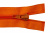 Спиральная молния Т5 849, 75 см, автомат, цвет оранжевый - купить в Нижневартовске. Цена: 16.28 руб.