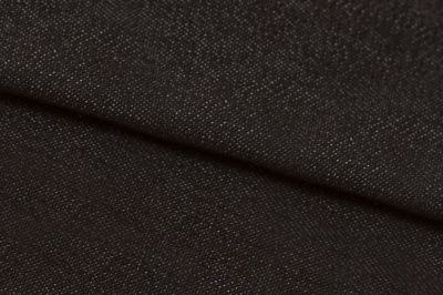 Ткань джинсовая №96, 160 гр/м2, шир.148см, цвет чёрный - купить в Нижневартовске. Цена 350.42 руб.