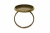 Заготовка для рукоделия металлическая фигурная для кольца 15мм - купить в Нижневартовске. Цена: 7.44 руб.