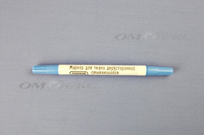Маркер двухсторонний смывающийся для ткани RA-002 голубой - купить в Нижневартовске. Цена: 207.84 руб.