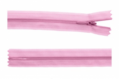 Молния потайная Т3 513, 60 см, капрон, цвет св.розовый - купить в Нижневартовске. Цена: 10.24 руб.