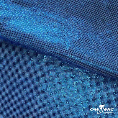 Трикотажное полотно голограмма, шир.140 см, #602 -голубой/голубой - купить в Нижневартовске. Цена 385.88 руб.