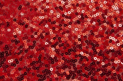 Сетка с пайетками №18, 188 гр/м2, шир.130см, цвет красный - купить в Нижневартовске. Цена 371 руб.