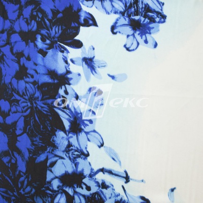 Плательная ткань "Фламенко" 19.1, 80 гр/м2, шир.150 см, принт растительный - купить в Нижневартовске. Цена 241.49 руб.