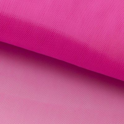 Фатин матовый 16-31, 12 гр/м2, шир.300см, цвет барби розовый - купить в Нижневартовске. Цена 101.95 руб.