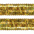 Тесьма с пайетками D16, шир. 20 мм/уп. 25+/-1 м, цвет золото - купить в Нижневартовске. Цена: 778.19 руб.