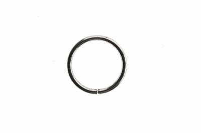 Кольцо металлическое d-15 мм, цв.-никель - купить в Нижневартовске. Цена: 2.45 руб.