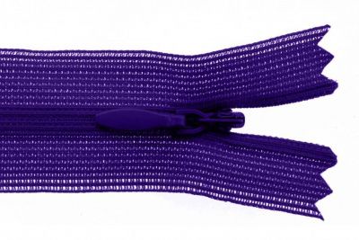 Молния потайная Т3 866, 50 см, капрон, цвет фиолетовый - купить в Нижневартовске. Цена: 8.62 руб.