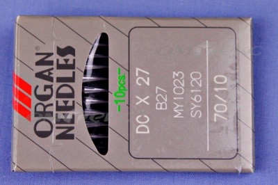 иглы "ORGAN" для ПШМ DC*27 (№70/10) 10шт - купить в Нижневартовске. Цена: 300.97 руб.