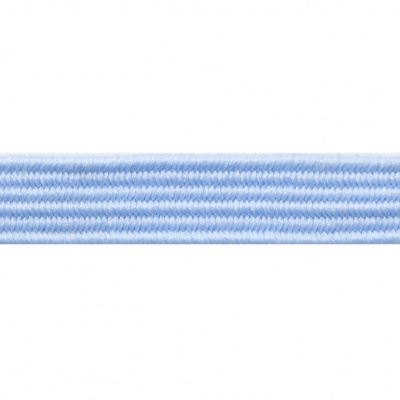 Резиновые нити с текстильным покрытием, шир. 6 мм ( упак.30 м/уп), цв.- 108-голубой - купить в Нижневартовске. Цена: 155.22 руб.